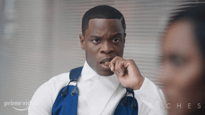 Man In White Shirt And Blue Vest GIF