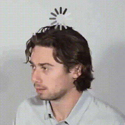 Man In White Shirt And Hat With Circle GIF