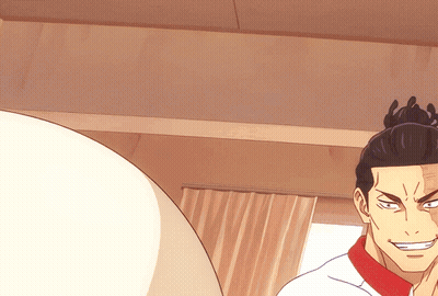 Man In White Shirt And Red Collar Smiling GIF