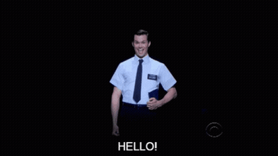 Man In White Shirt And Tie Holding Book Saying A Man GIF