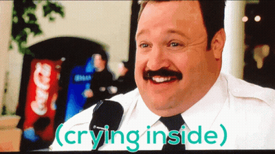 Man In White Shirt And Tie Smiling Crying Inside GIF