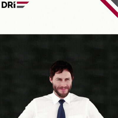 Man In White Shirt And Tie Surrounded By Calculator And Tablet GIF