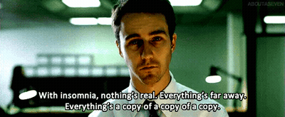 Man In White Shirt And Tie Talking About Insomnia GIF