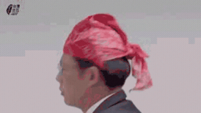 Man In White Shirt And Tie Watching TV GIF