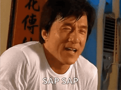 Hombre con camisa blanca llorando Sap Sap GIF