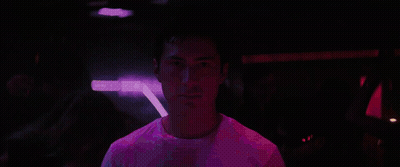 Man In White Shirt Dancing In Crowd GIF