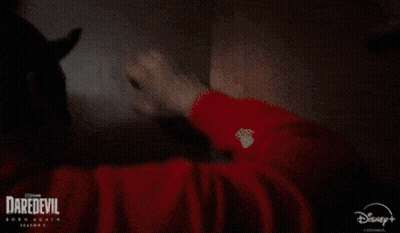 Man In White Shirt Fighting In Dark Room Daredevil GIF