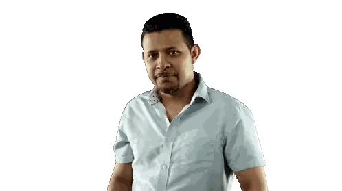 Man In White Shirt Giving Thumbs Up Sticker