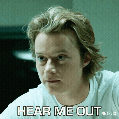 Man In White Shirt Hear Me Out Netflix GIF