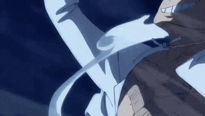Man In White Shirt Holding Sword GIF
