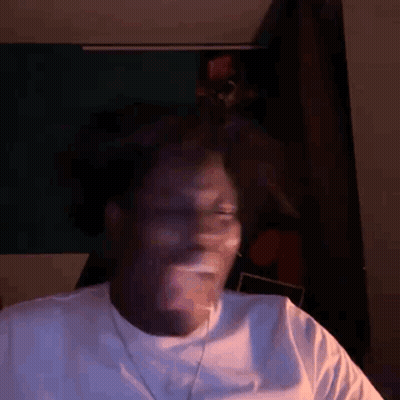 Man In White Shirt Making Funny Open Mouth GIF
