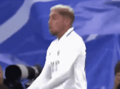 Man In White Shirt Number 17 GIF