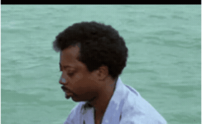 Man In White Shirt On Boat GIF