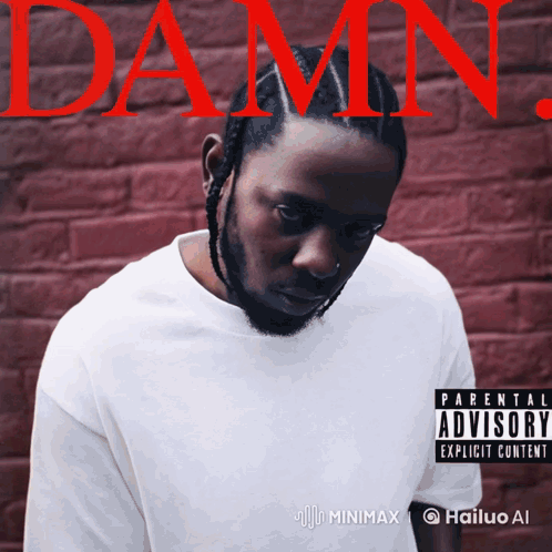 Man in White Shirt on Cover of Damn