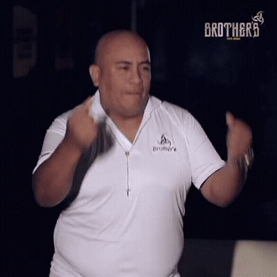 Man In White Shirt Saying Brothers GIF