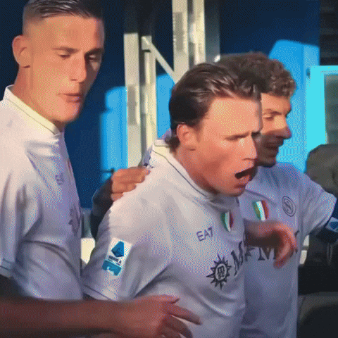 Man In White Shirt Saying Eat GIF