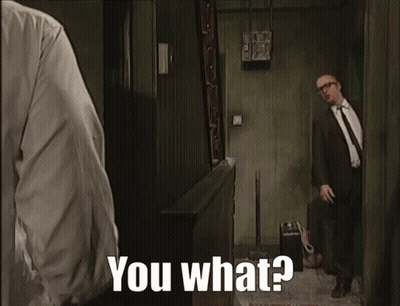 Man In White Shirt Saying Hello Mr Gasman GIF