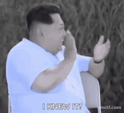 Man In White Shirt Saying I Knew It GIF