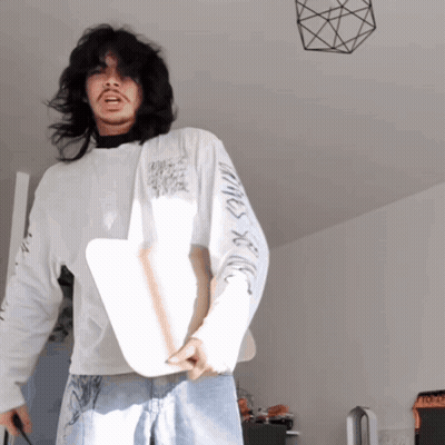 Man In White Shirt Saying I Love You GIF