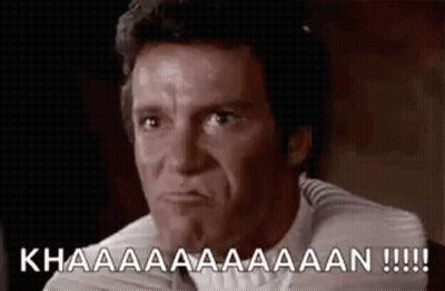 Man In White Shirt Saying Khaaa GIF
