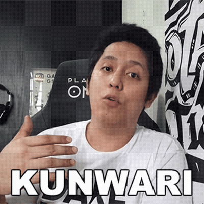 Man In White Shirt Saying Kunwari GIF