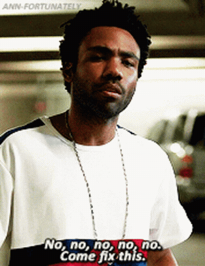 Man In White Shirt Saying No No No No No GIF