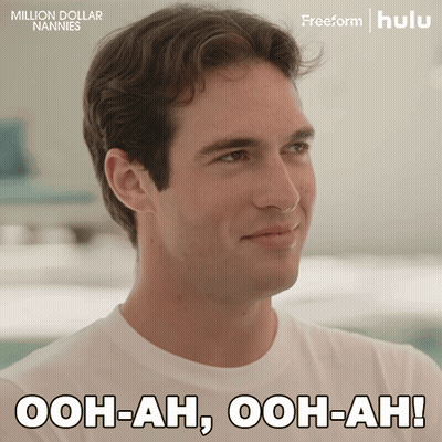 Man In White Shirt Saying Ooh-Ah Ooh-Ah GIF
