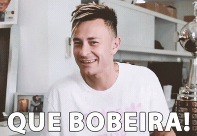 Man In White Shirt Saying Que Bobeira GIF