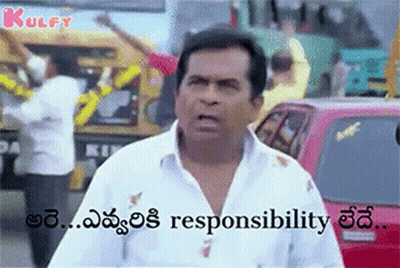 Man In White Shirt Saying Responsibility To Crowd GIF