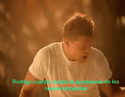 Man In White Shirt Saying Rodriguez Cuando GIF
