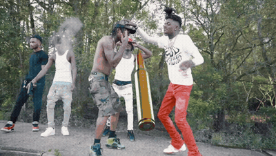 Man In White Shirt Saying SD Before Group GIF