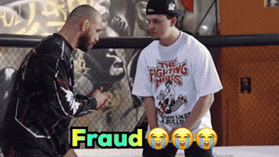 Man In White Shirt Saying The Fighting Bros GIF