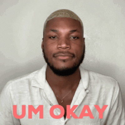 Man In White Shirt Saying Um Okay GIF