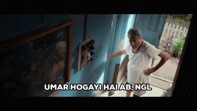 Man In White Shirt Saying Umar Hogayi Hai Ab Ngl GIF