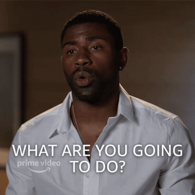 Man In White Shirt Saying What Are You Going To Do GIF