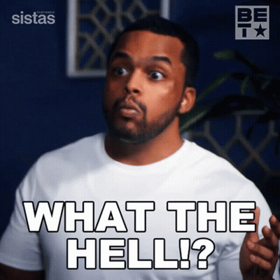 Man In White Shirt Saying What The Hell GIF