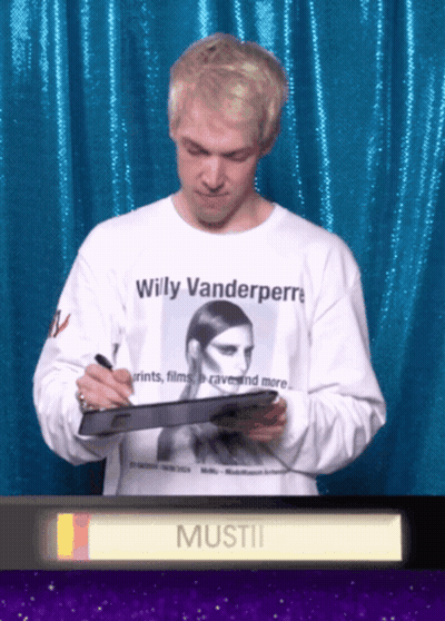 Man In White Shirt Saying Willy Vanderperre GIF