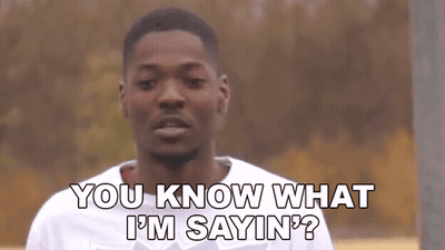 Man In White Shirt Saying You Know What I'm Saying GIF