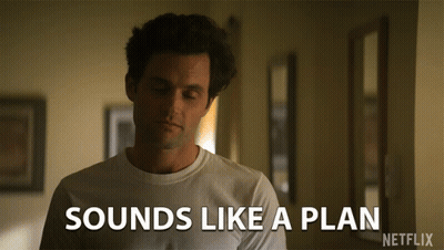 Man In White Shirt Says Sounds Like A Plan Netflix Ad GIF
