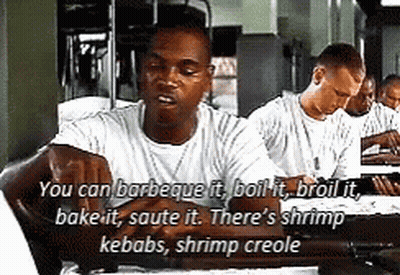 Man In White Shirt Says You Can Barbeque It Boil It Broil It Bake It Saute It GIF