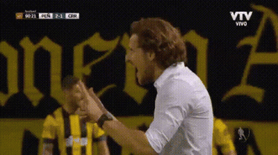 Man In White Shirt Screaming Vtv GIF