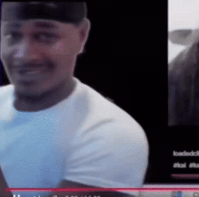 Man In White Shirt Smiling At Camera GIF