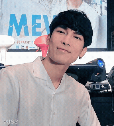 Man In White Shirt Smiling Before Mex Poster GIF