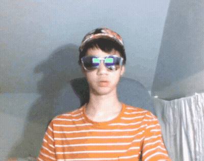 Man In White Shirt Smiling Starttamilchat.in GIF