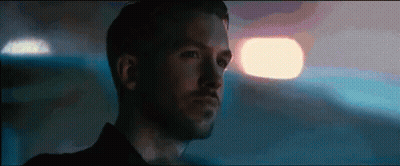 Man In White Shirt Standing In Field Saying We Fell In Love GIF