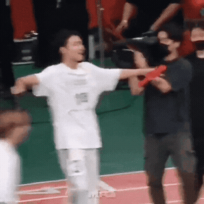 Man In White Shirt Standing On Track GIF