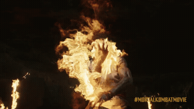 Man In White Shirt Stretching Arms GIF