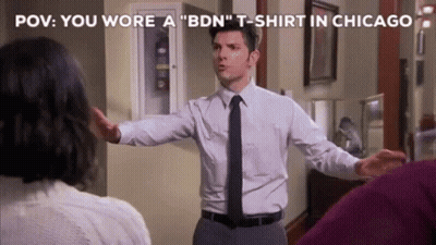 Man In White Shirt Talking To Woman GIF
