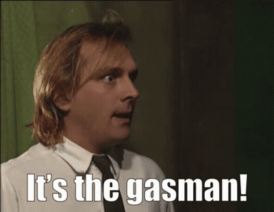 Man In White Shirt Tie Says It's Gasman GIF