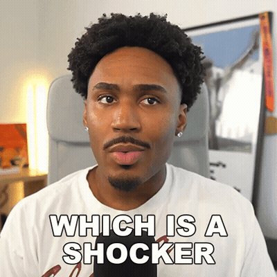 Man In White Shirt Which Is A Shocker GIF